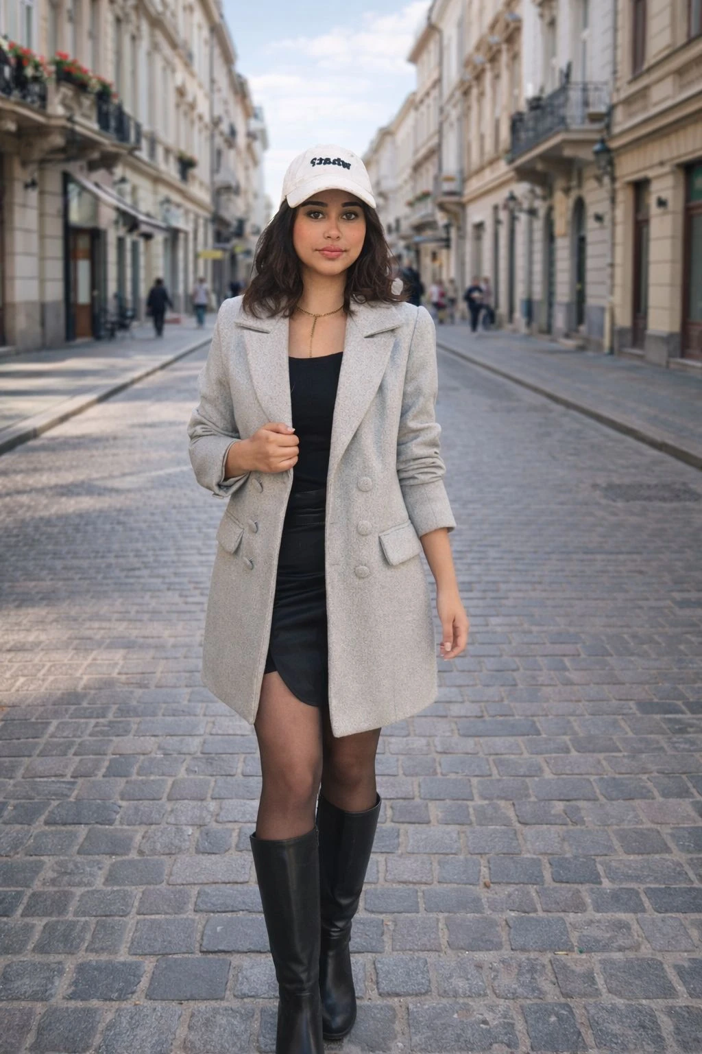 COAT DRESS wol medium lenght