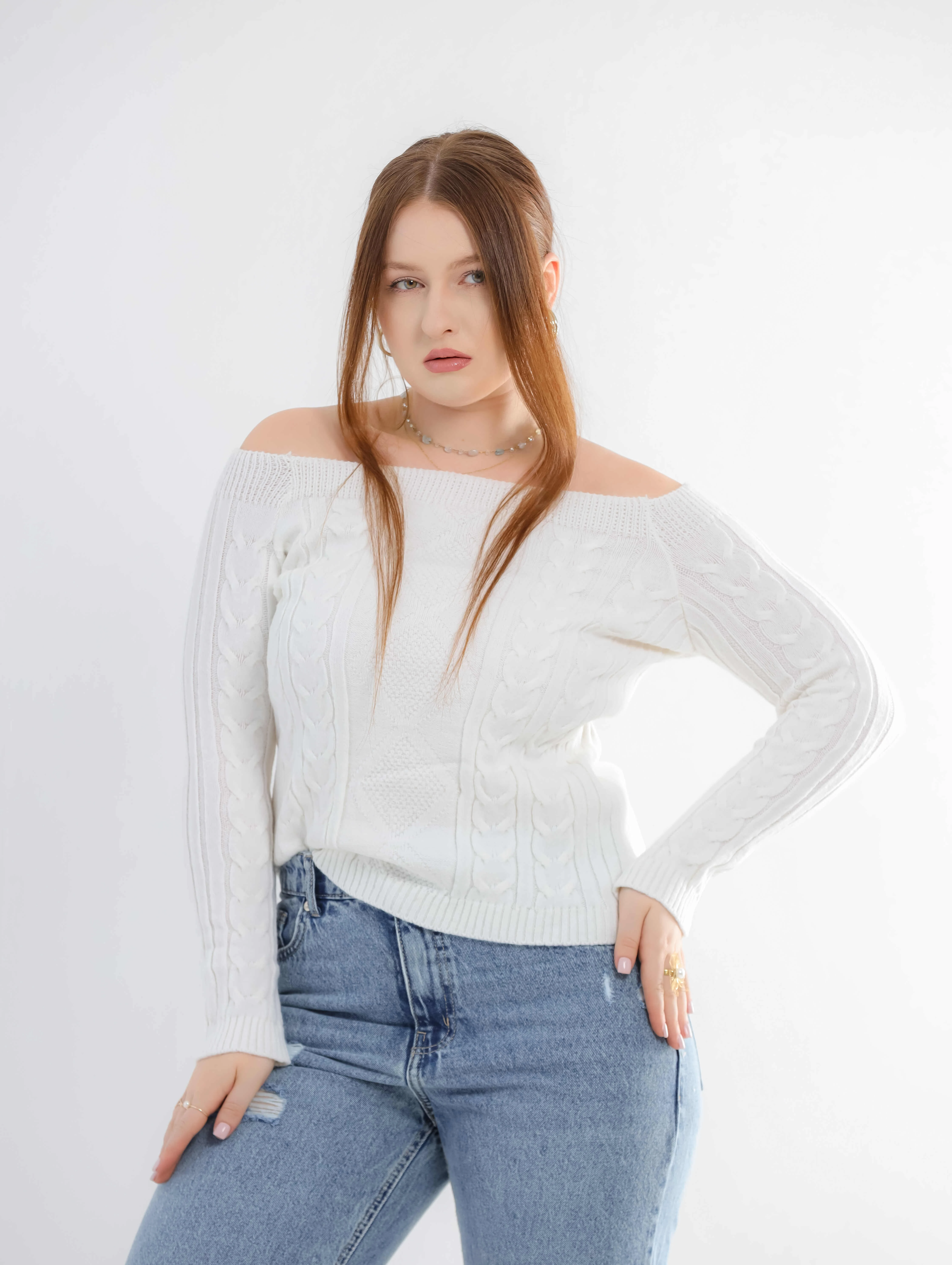 off shoulder short sleeve